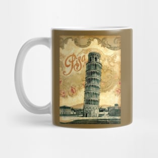 Vintage Travel Poster - Pisa Italy Mug